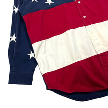 Load image into Gallery viewer, Tommy Hilfiger American Flag Button Up Shirt - Size XL