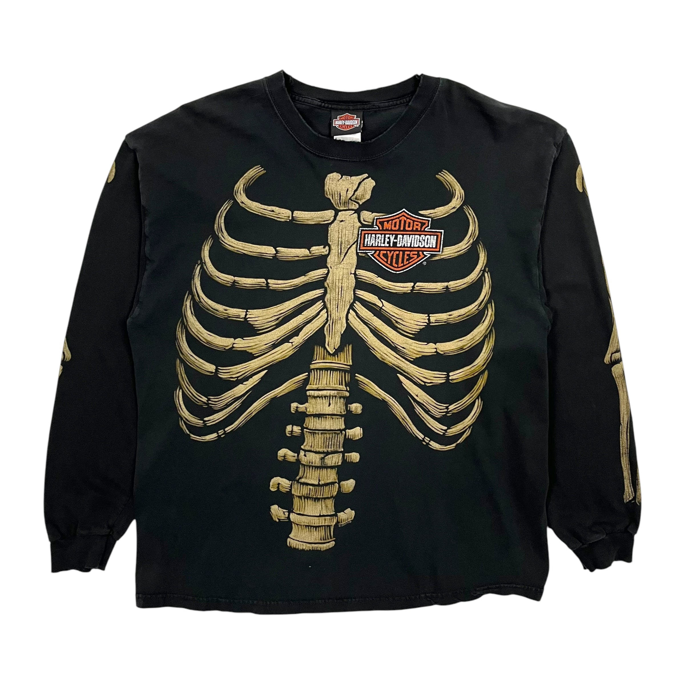 Harley-Davidson Skeleton Long Sleeve - Size L/XL – Snafu Studios