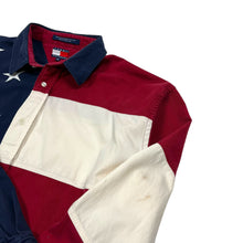 Load image into Gallery viewer, Tommy Hilfiger American Flag Button Up Shirt - Size XL