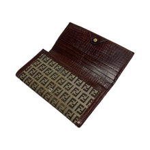 Load image into Gallery viewer, Fendi Zucca Print Canvas Long Wallet - O/S