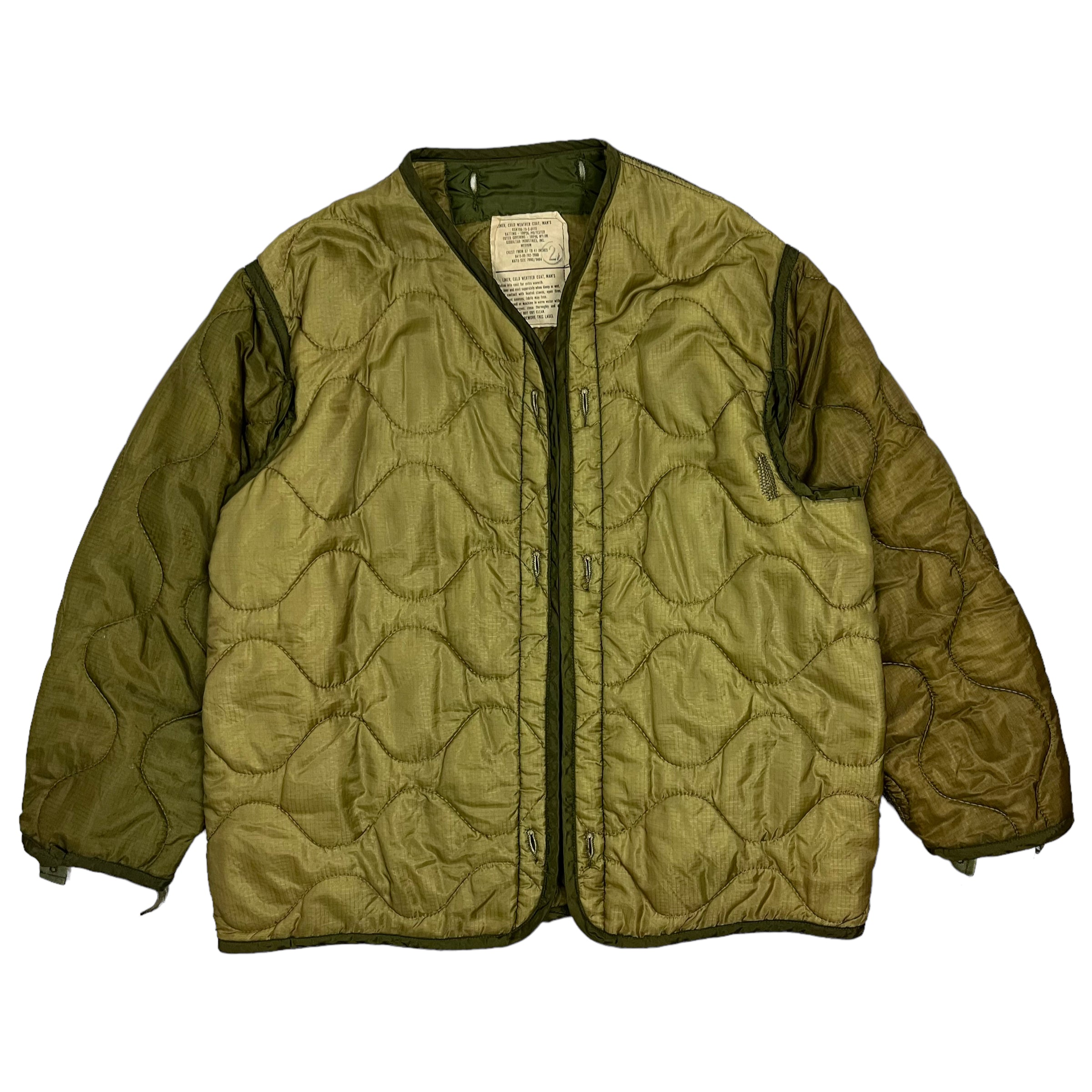 US Army Quilted Jacket Liner Size M/L Snafu Studios