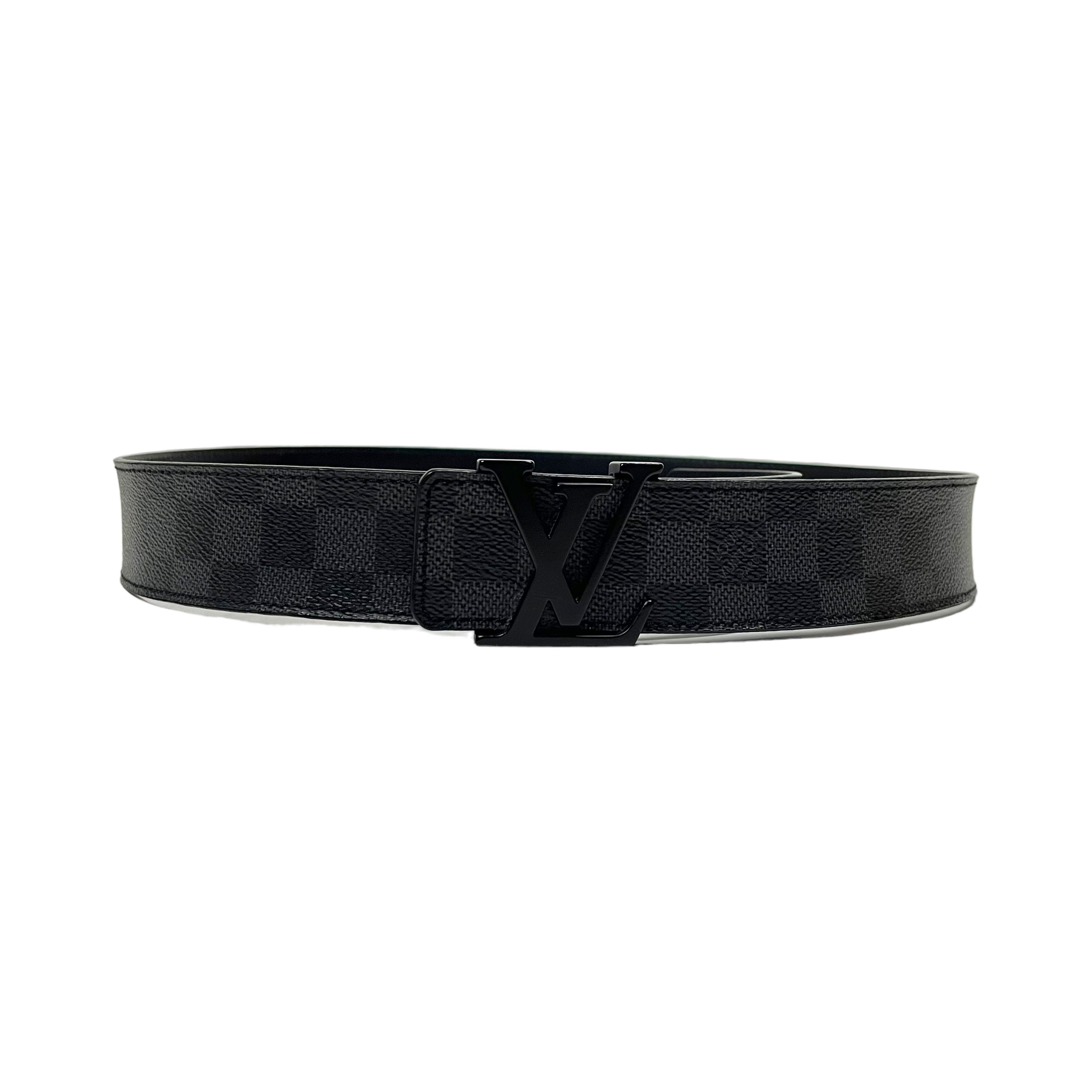 louis vuitton belt graphite