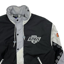 Load image into Gallery viewer, Los Angeles Kings NHL Pro Player Hooded Bomber Jacket - Size L
