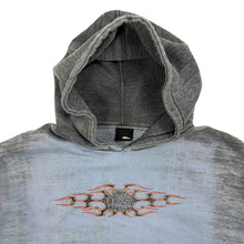 Load image into Gallery viewer, No Fear Faux Distressed Flame Pullover Hoodie - Size XXL
