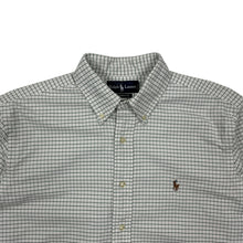 Load image into Gallery viewer, Ralph Lauren Check Print Raw Hem Button Down - Size M/L
