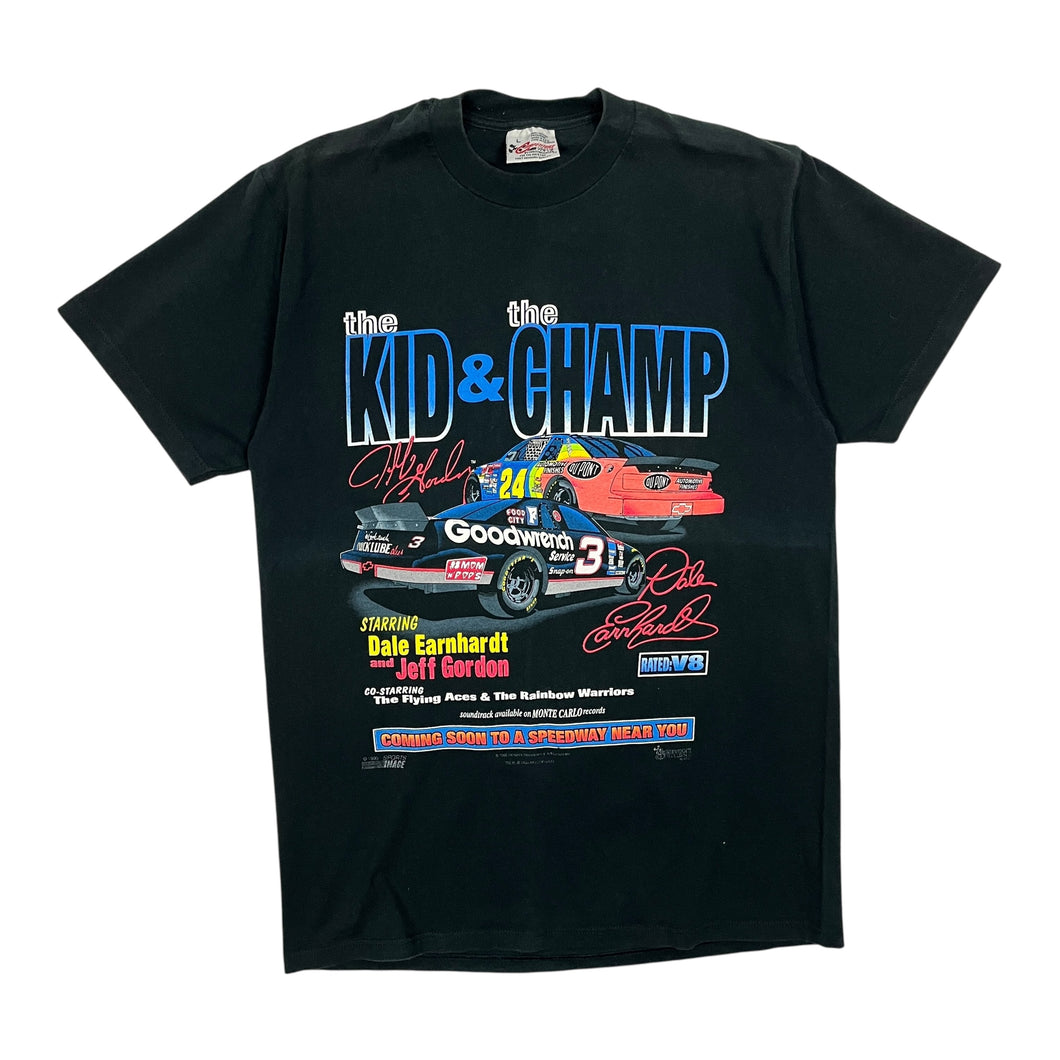 1995 Dale Earnhardt Jr. & Jeff Gordon Kid & Champ NASCAR Tee - Size XL