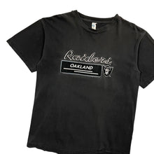 Load image into Gallery viewer, Oakland Raiders Logo 7 Embroidered Sun Baked Tee - Size L
