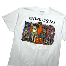 Load image into Gallery viewer, Grand Casino Halloween Cat Tee - Size XL
