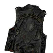 Load image into Gallery viewer, Harley-Davidson Patched Leather Vest - Size XL
