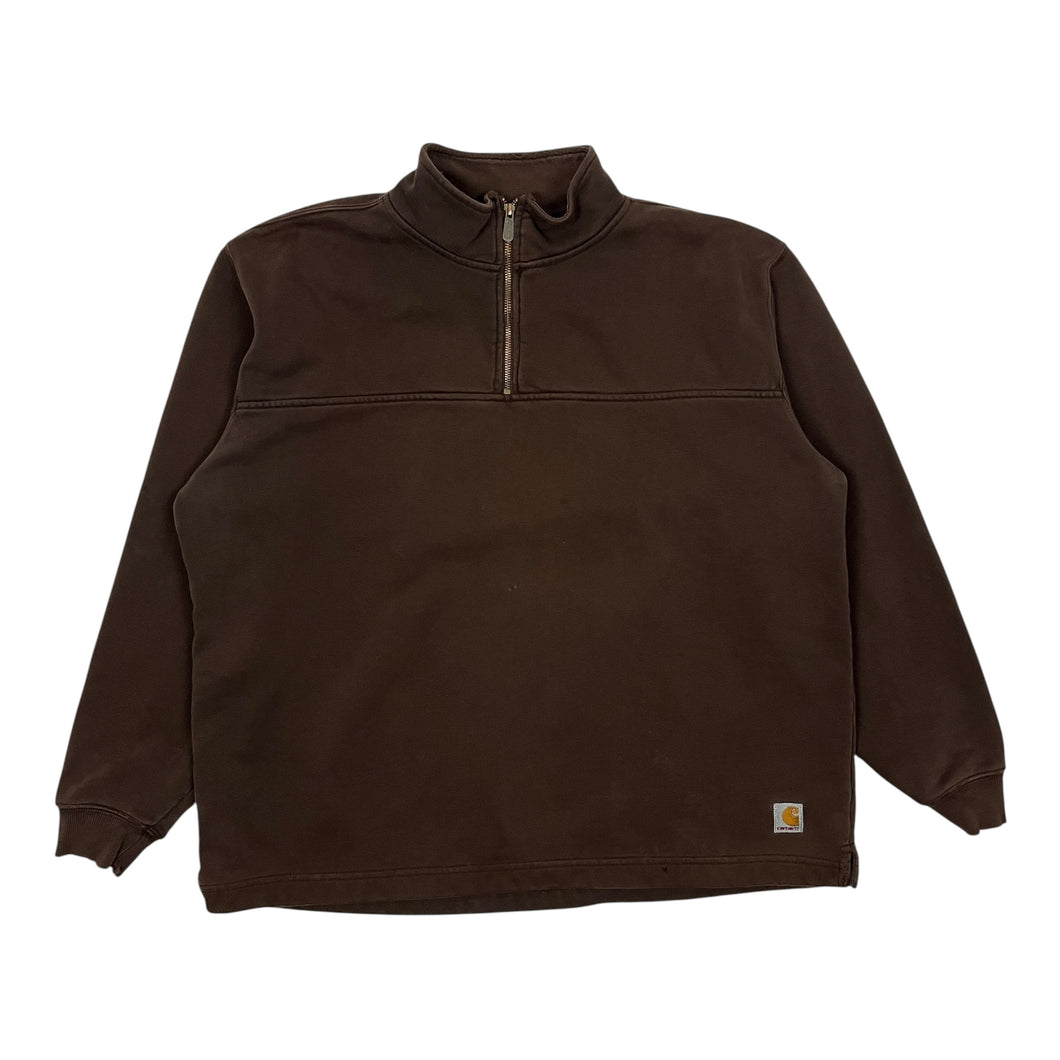 Carhartt Quarter Zip Pullover Sweatshirt - Size XXL