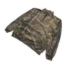 Load image into Gallery viewer, Lockheed Martin AeroParts Russell Realtree Camo Quarter Zip - Size M
