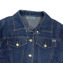 Load image into Gallery viewer, Women&#39;s Ub Jeans Cropped Denim Trucker Jacket - Size S
