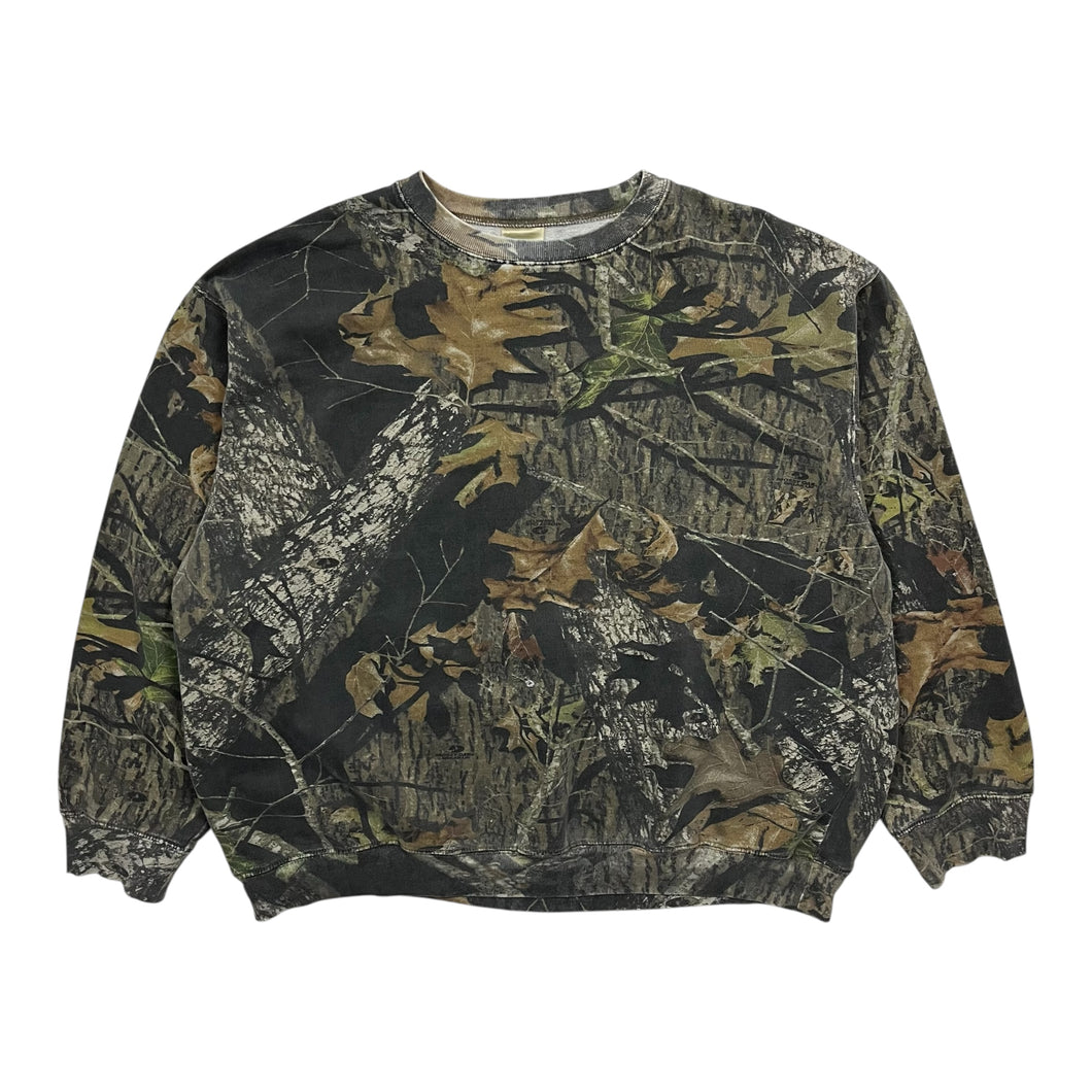 Mossy Oak Realtree Camo Crewneck Sweatshirt - Size XL
