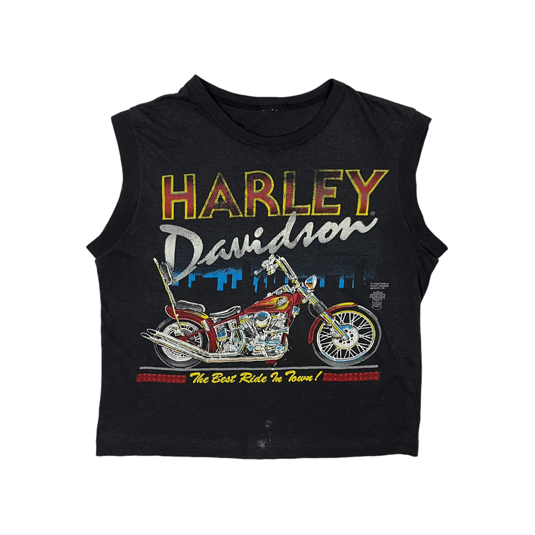 Harley-Davidson The Best Ride In Town Cropped Tank - Size S
