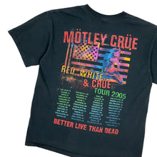 Load image into Gallery viewer, 2005 Motley Crue Red, White &amp; Crue Tour Tee - Size M

