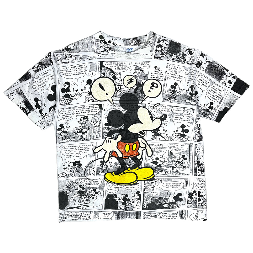 Disney's Mickey Mouse Comic Strip Tee - Size XL