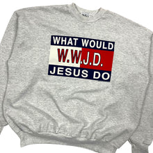Load image into Gallery viewer, What Would Jesus Do Crewneck Sweatshirt - Size L/XL
