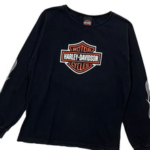 Load image into Gallery viewer, Women&#39;s Harley-Davidson Sparkle Classic Logo Long Sleeve - Size XL
