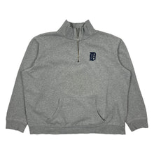 Load image into Gallery viewer, Detroit Tigers Quarter Zip Pullover Sweatshirt - Size XXL
