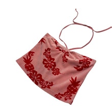 Load image into Gallery viewer, Women's La Senza Floral Terry Cloth Halter Top - Size S/M
