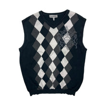 Load image into Gallery viewer, Le Chateau Argyle Knit Sweater Vest - Size M
