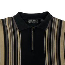 Load image into Gallery viewer, Vertical Striped Knit Quarter Zip Sweater - Size L
