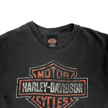Load image into Gallery viewer, Sunbaked Harley-Davidson USA Made Logo Biker Tee - Size L
