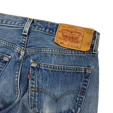 Load image into Gallery viewer, 1996 Levi&#39;s 501 Distressed &amp; Repaired Denim Jeans - Size 31&quot;
