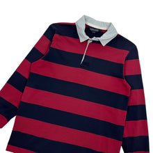 Load image into Gallery viewer, Lands End Striped Polo Long Sleeve - Size L

