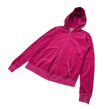 Load image into Gallery viewer, Women&#39;s Juicy Couture Velour Hooded Track Jacket - Size S
