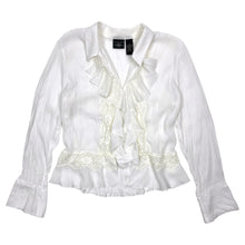 Load image into Gallery viewer, Women's Tailor Ruffled Top - Size L
