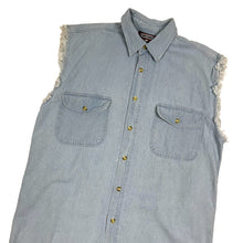 Load image into Gallery viewer, 2002 Sturgis Cut Off Denim Shirt - Size XL

