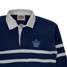 Load image into Gallery viewer, Toronto Maple Leafs Striped Rugby Shirt - Size L
