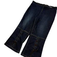 Load image into Gallery viewer, Women's Request Lace-up Denim Capris - Size S
