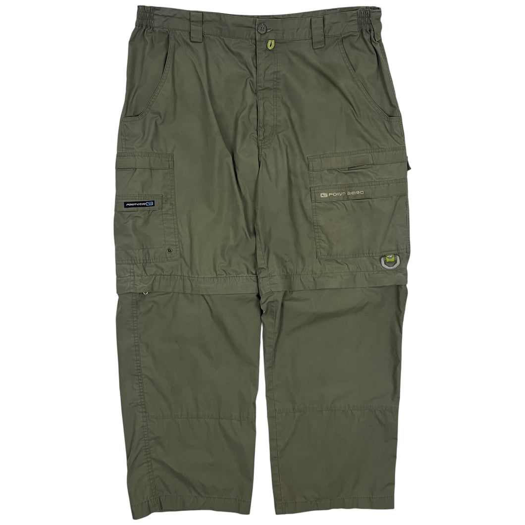 Point Zero Convertible Zip Off Cargo Pants - Size 36