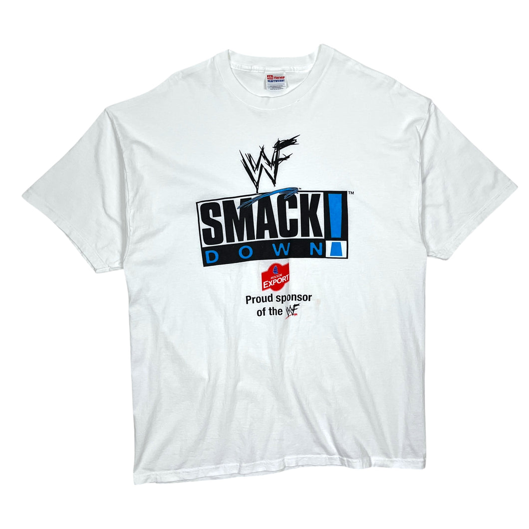 Smack Down Molson Export WWF Wrestling Tee - Size XL