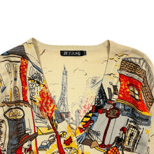 Load image into Gallery viewer, Women's J I Fang Paris Scene Cardigan - Size S/M
