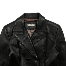 Load image into Gallery viewer, Women&#39;s Bebe Moda Double Breasted Leather Jacket - Size XS/S
