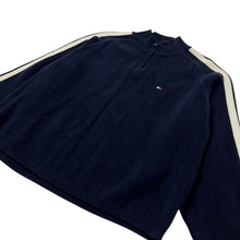 Load image into Gallery viewer, Tommy Hilfiger Ribbed Quarter-Zip Sweater - Size XL
