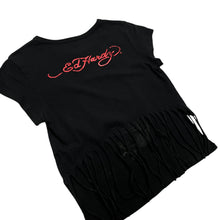 Load image into Gallery viewer, Women&#39;s Ed Hardy Love Fringe Tee - Size M
