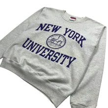 Load image into Gallery viewer, New York University Champion Crewneck Sweatshirt - Size M
