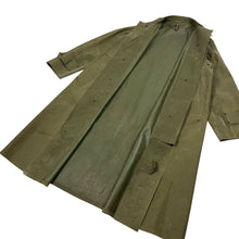 Load image into Gallery viewer, 1949 US Army Rubber Rain Dismounted Coat - Size M
