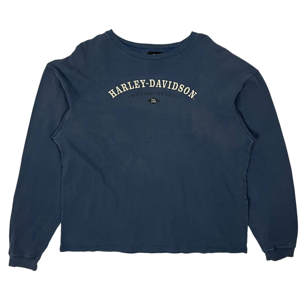 2003 Harley-Davidson Waffle Knit Thermal Long Sleeve - Size XL