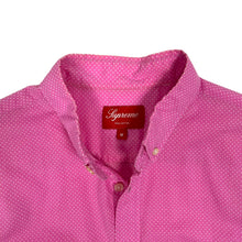 Load image into Gallery viewer, Supreme Micro Dot Button Up Shirt - Size M

