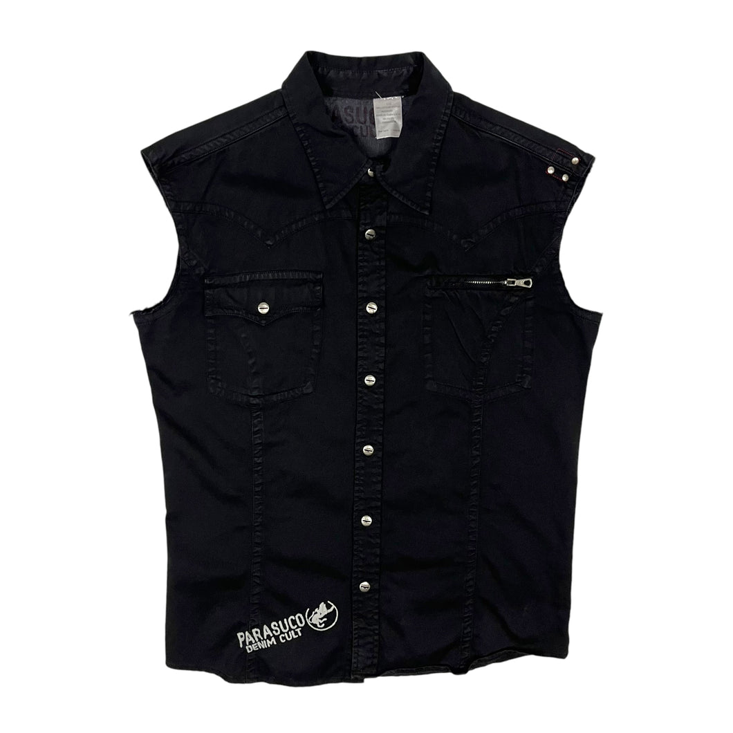 Parasuco Button Down Studded Vest - Size M/L