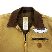 Load image into Gallery viewer, Carhartt Snafu Patch Detroit Blanket-Lined Work Jacket - Size L
