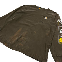 Load image into Gallery viewer, Distressed Carhartt Pocket Long Sleeve - Size XL
