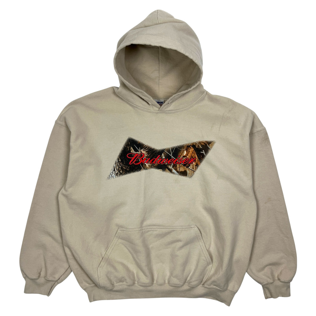 Budweiser Realtree Camo Logo Hoodie - Size L