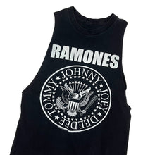 Load image into Gallery viewer, Ramones Presidential Seal Cut Off Tank Top - Size M
