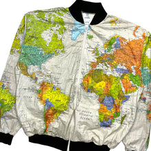 Load image into Gallery viewer, 1989 Wearin&#39; The World Tyvek Map Jacket - Size M/L
